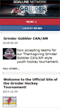 Mobile Screenshot of grinderhockeytournament.com
